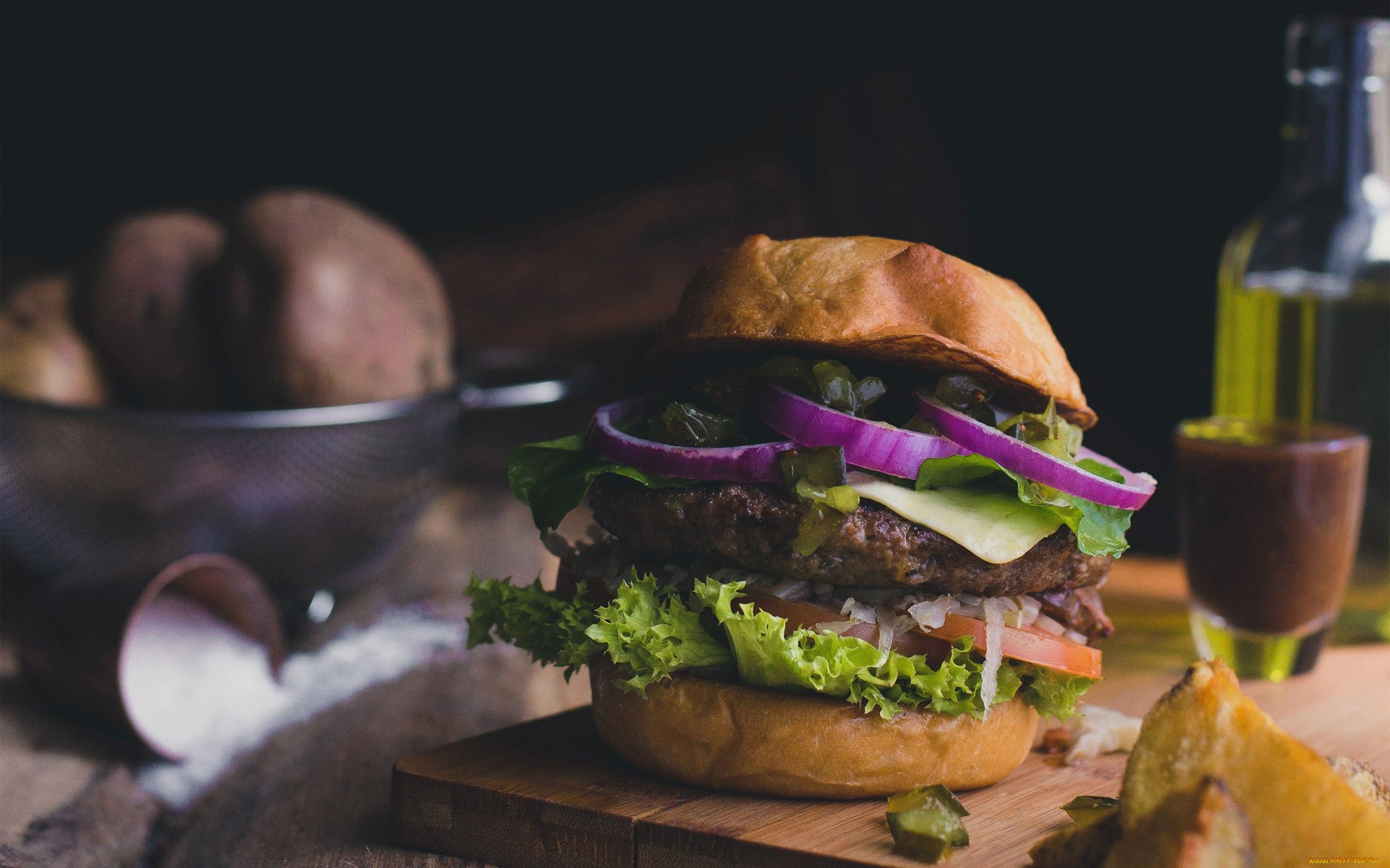 еда, бутерброды, , гамбургеры, , канапе, гамбургер