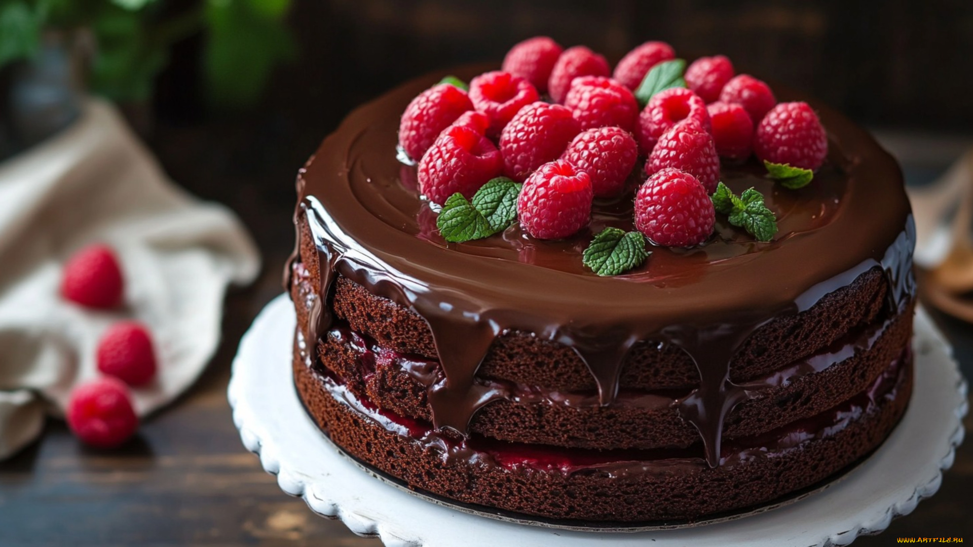 3д, графика, еда-, food, торт, шоколадный