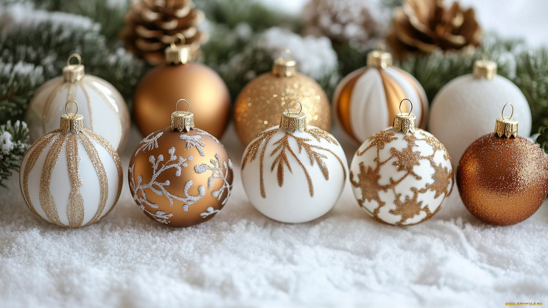 3д, графика, праздники, , holidays, новогодние, шарики