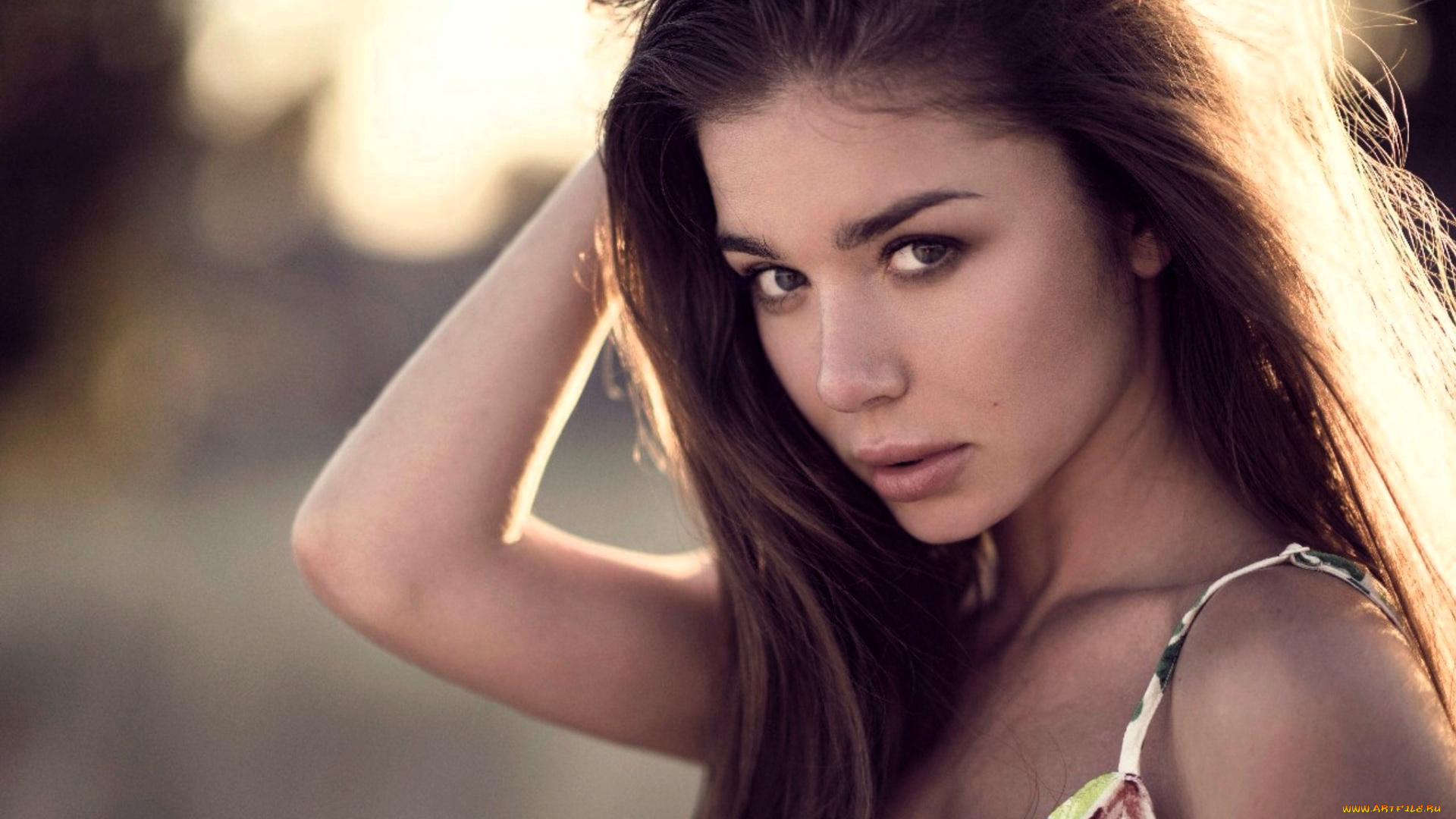 девушки, -, лица, , портреты, шатенка, лицо