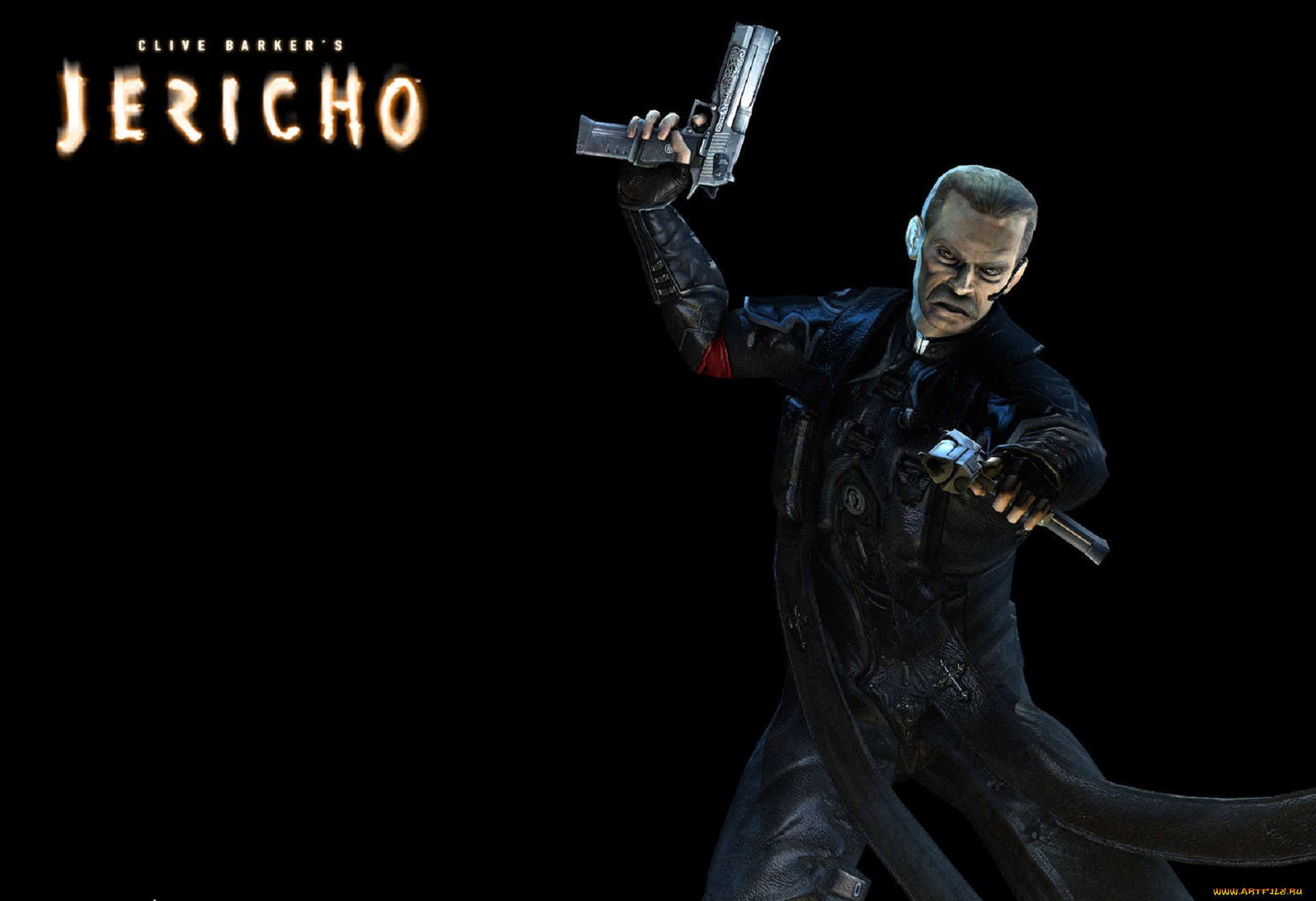 видео, игры, clive, barker`s, jericho, человек, оружие