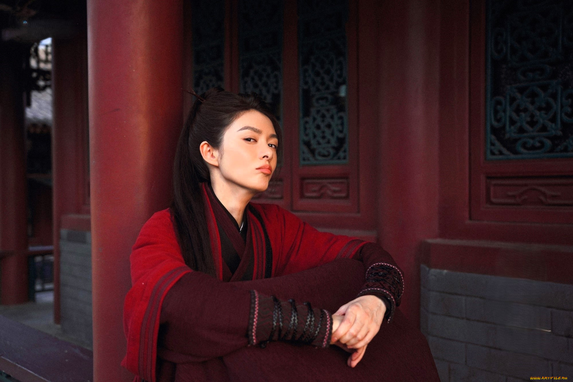 кино, фильмы, the, glory, девушка, взгляд, дворец, колонны