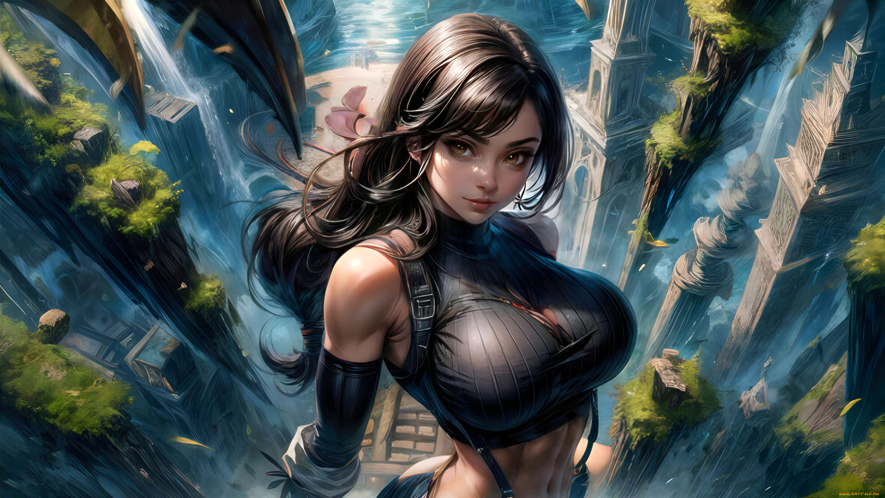 девушка, арт, фэнтези, девушки, девушка, ии, арт