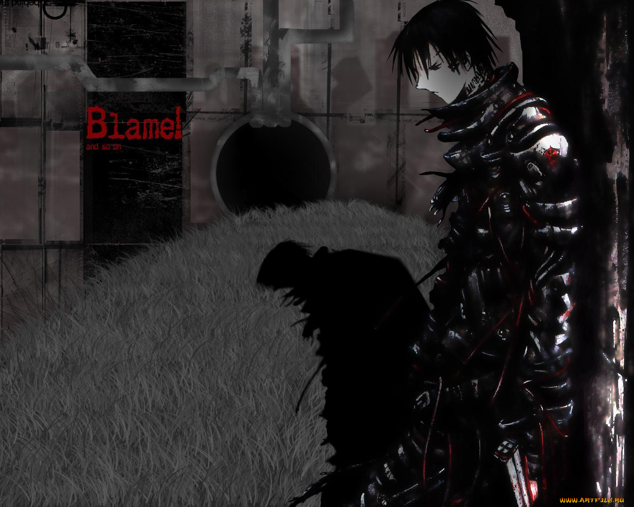 аниме, blame