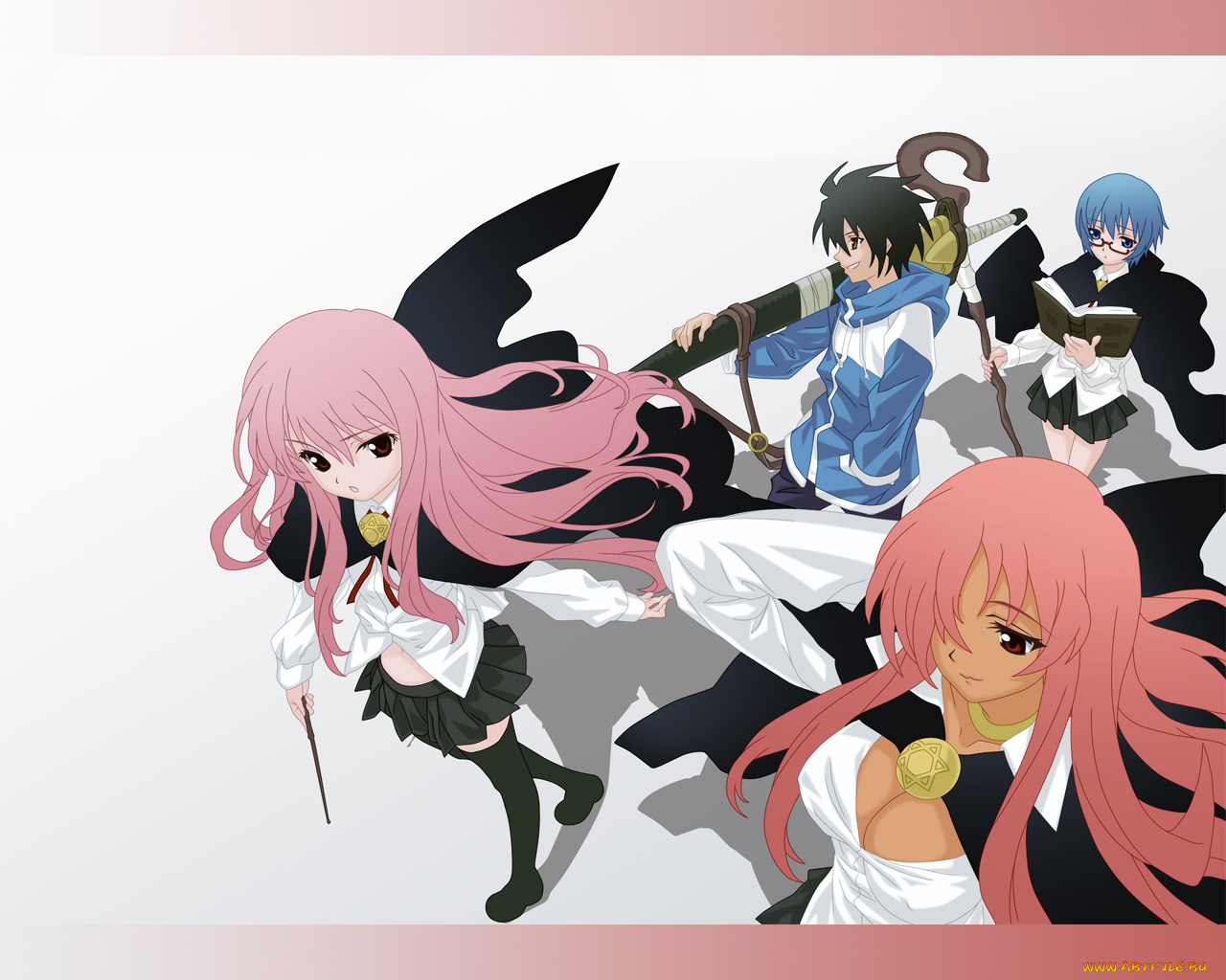 аниме, zero, no, tsukaima