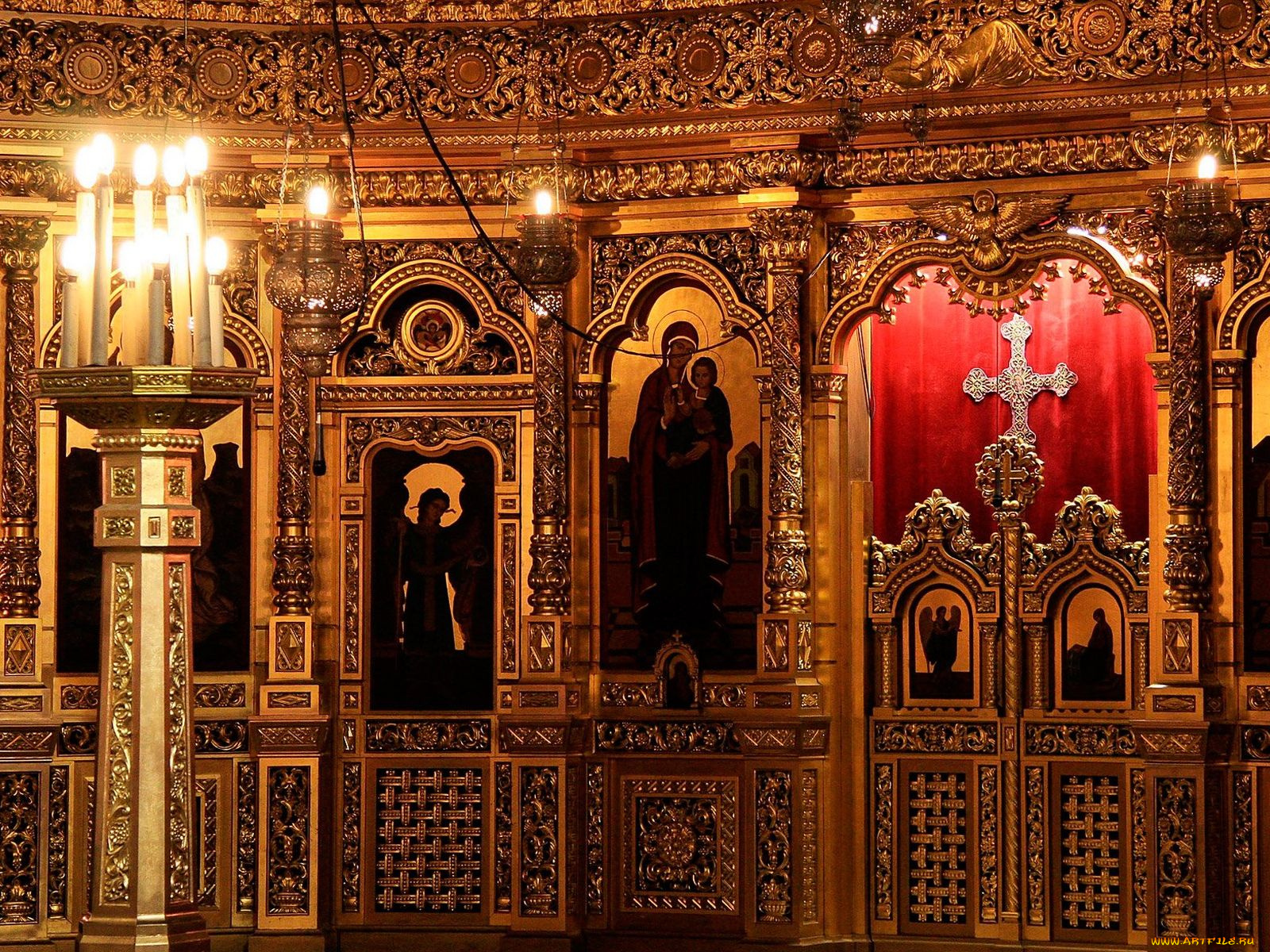 интерьер, убранство, роспись, храма