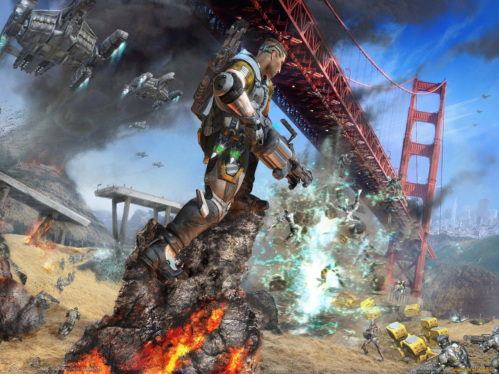 видео, игры, fracture