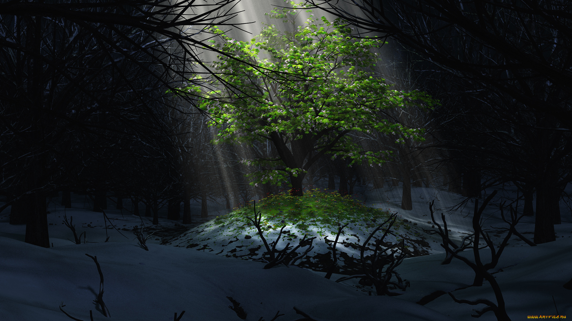 3д, графика, nature, landscape, природа