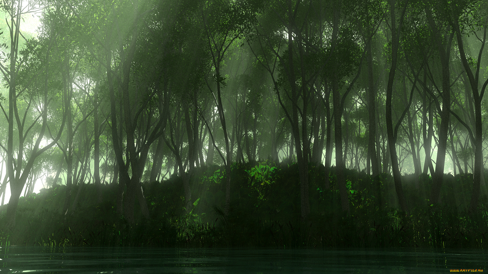 3д, графика, nature, landscape, природа