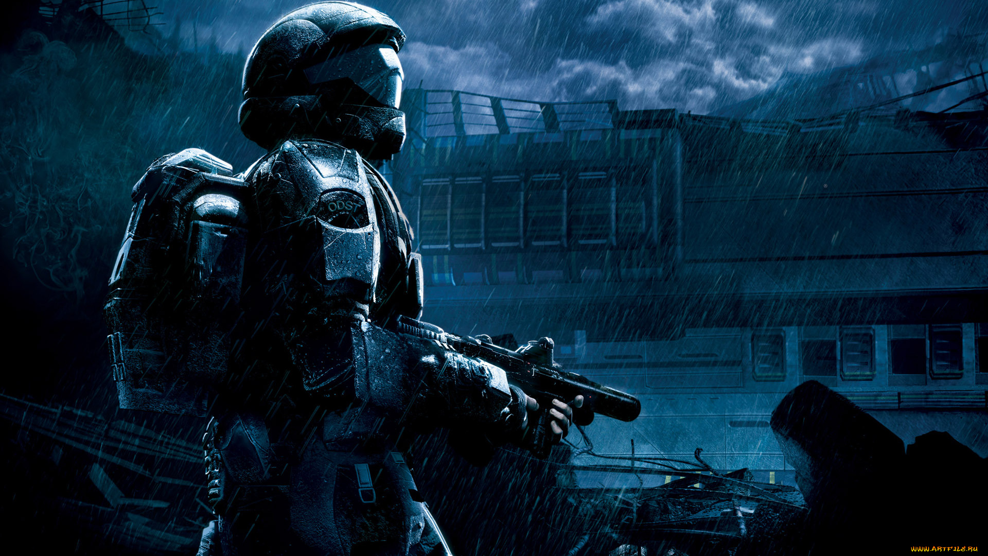 видео, игры, halo, odst