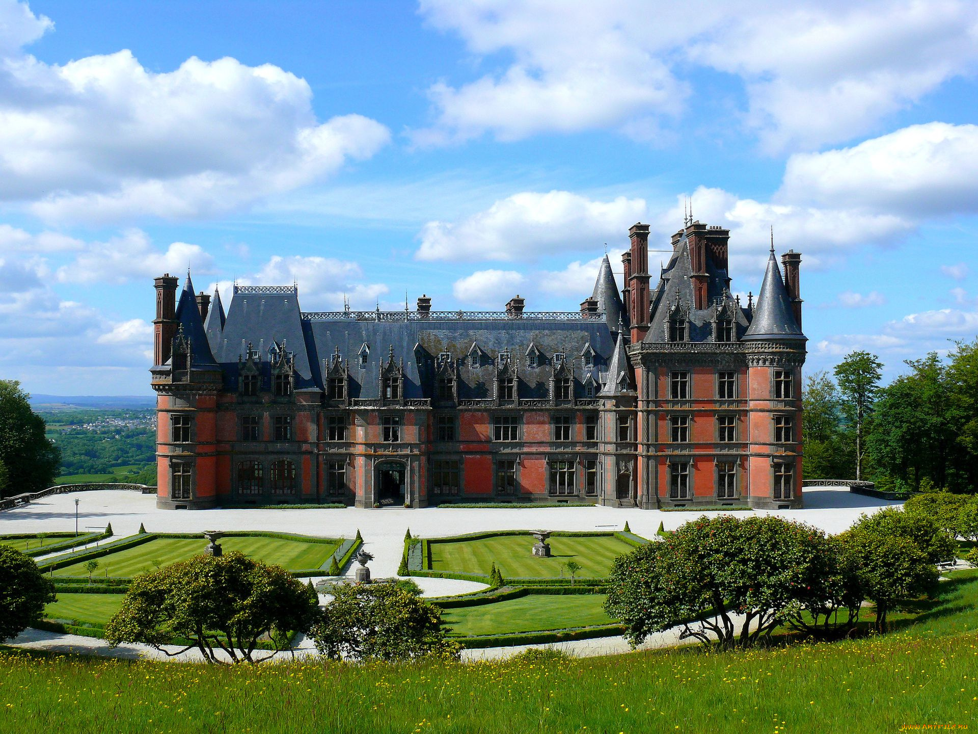 castle, of, trevarez, города, дворцы, замки, крепости