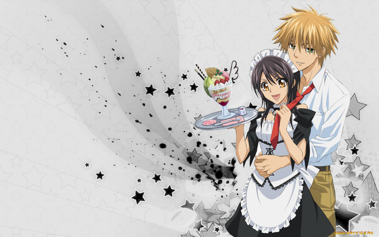 kaichou, wa, maid, sama, аниме