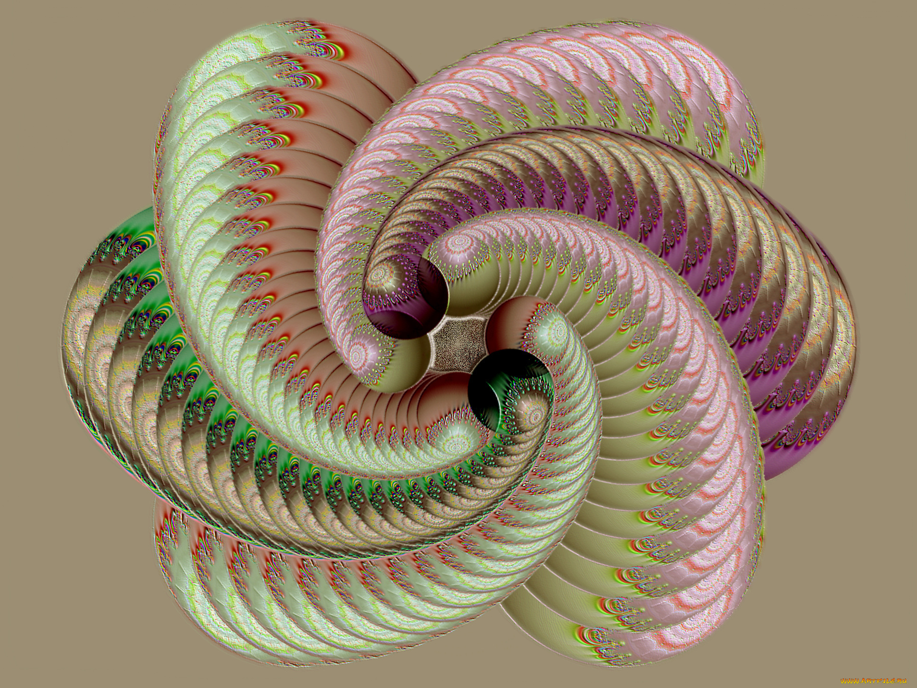 3д, графика, fractal, фракталы