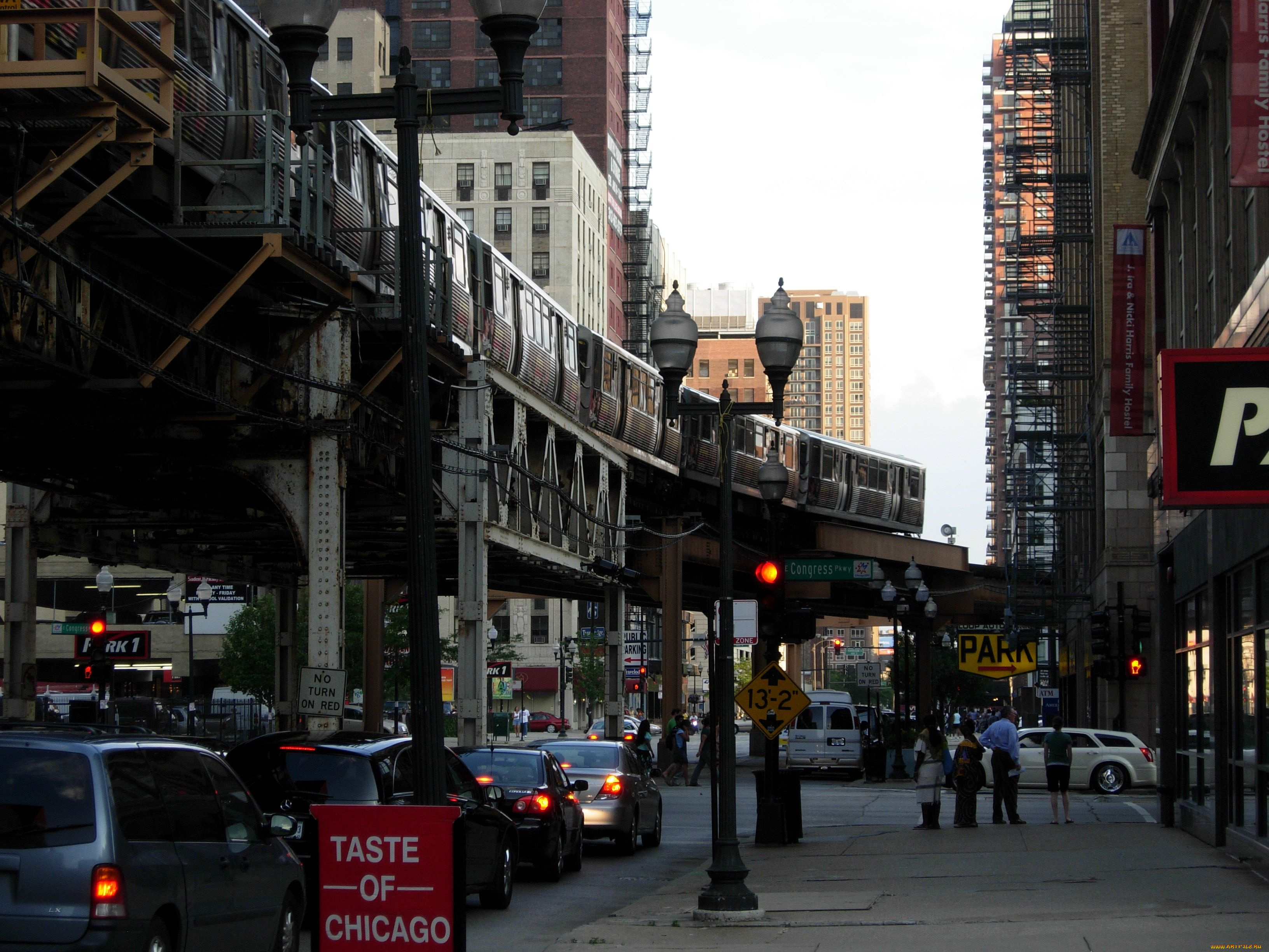 города, Чикаго, сша