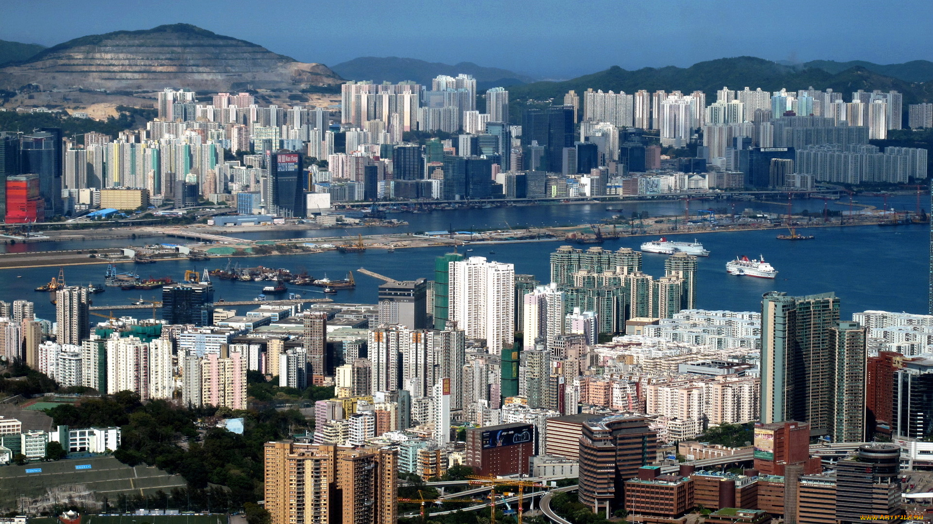 города, гонконг, китай, hong, kong