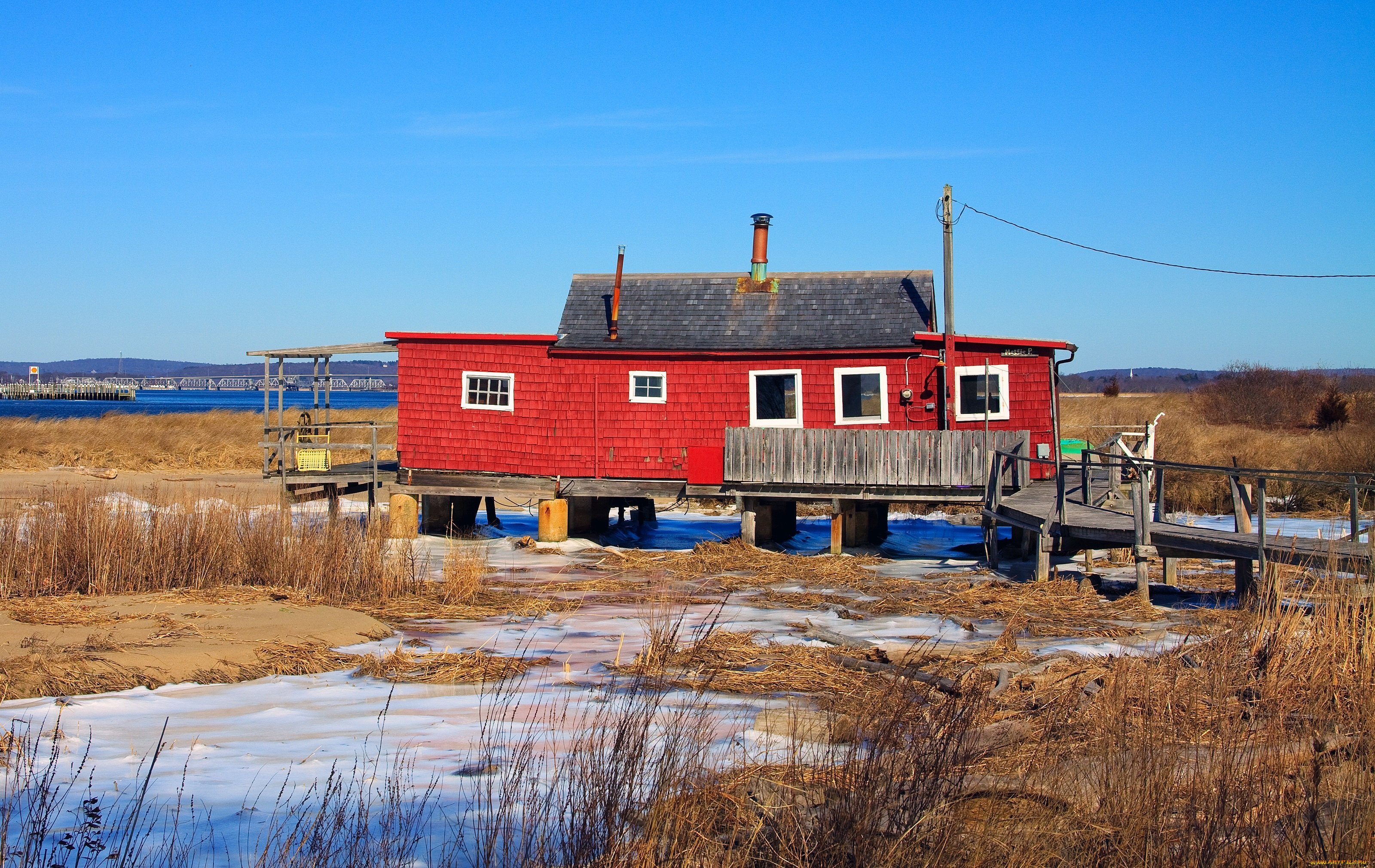разное, сооружения, постройки, дом, мост
