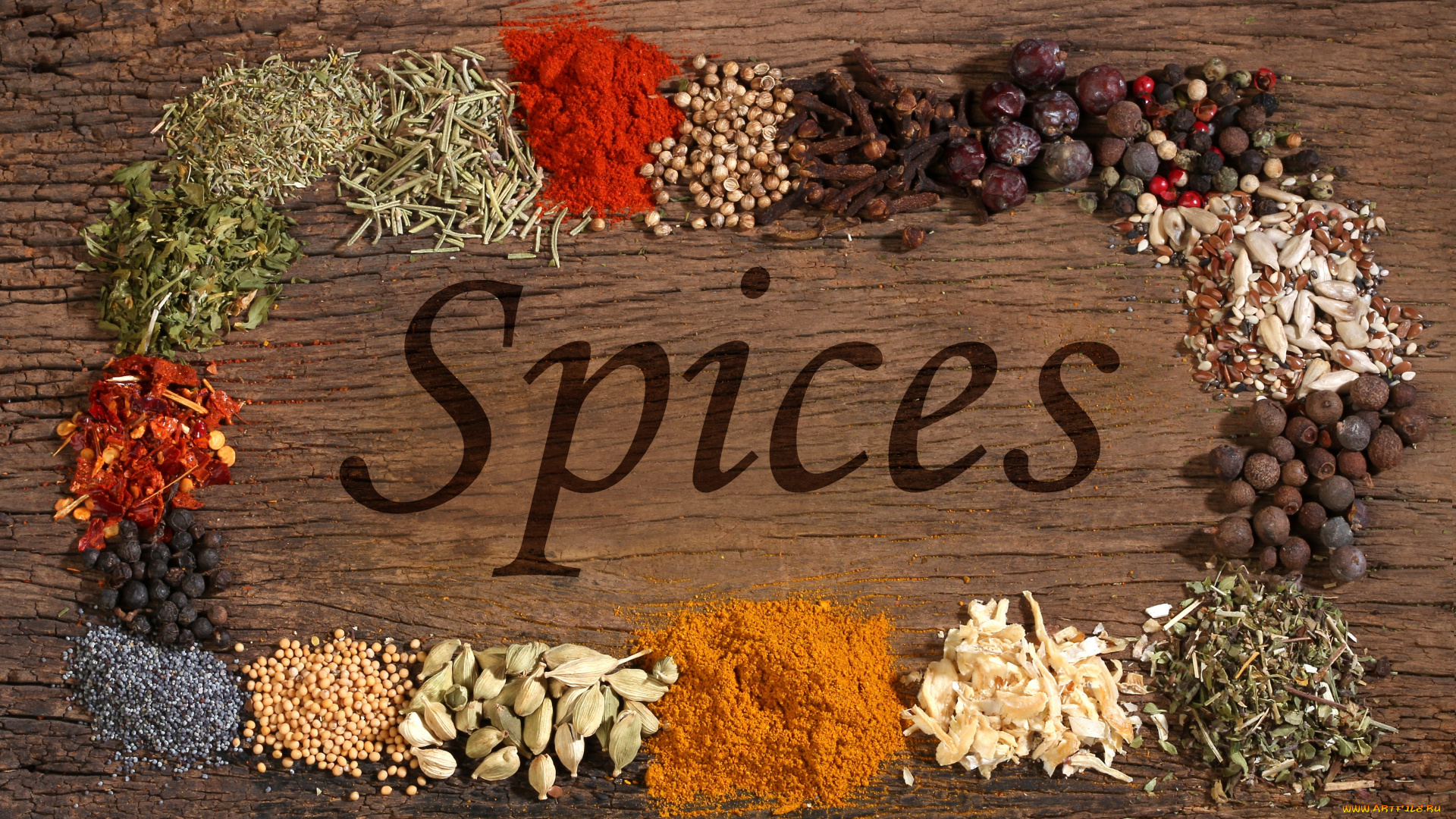 еда, крупы, зерно, специи, семечки, тмин, красный, перец, чёрный, гвоздика, карри
