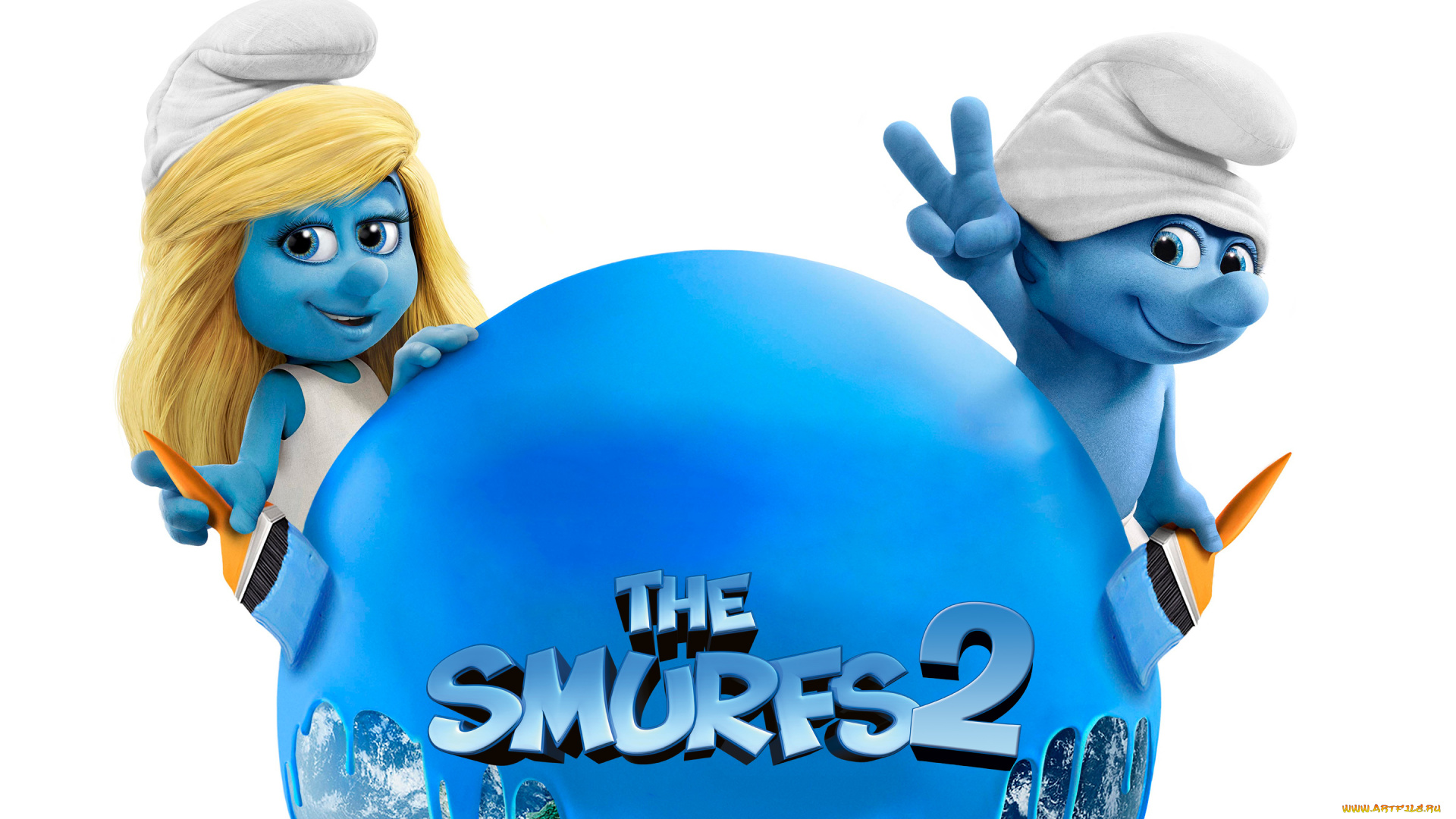 the, smurfs, мультфильмы, смурфики, 2