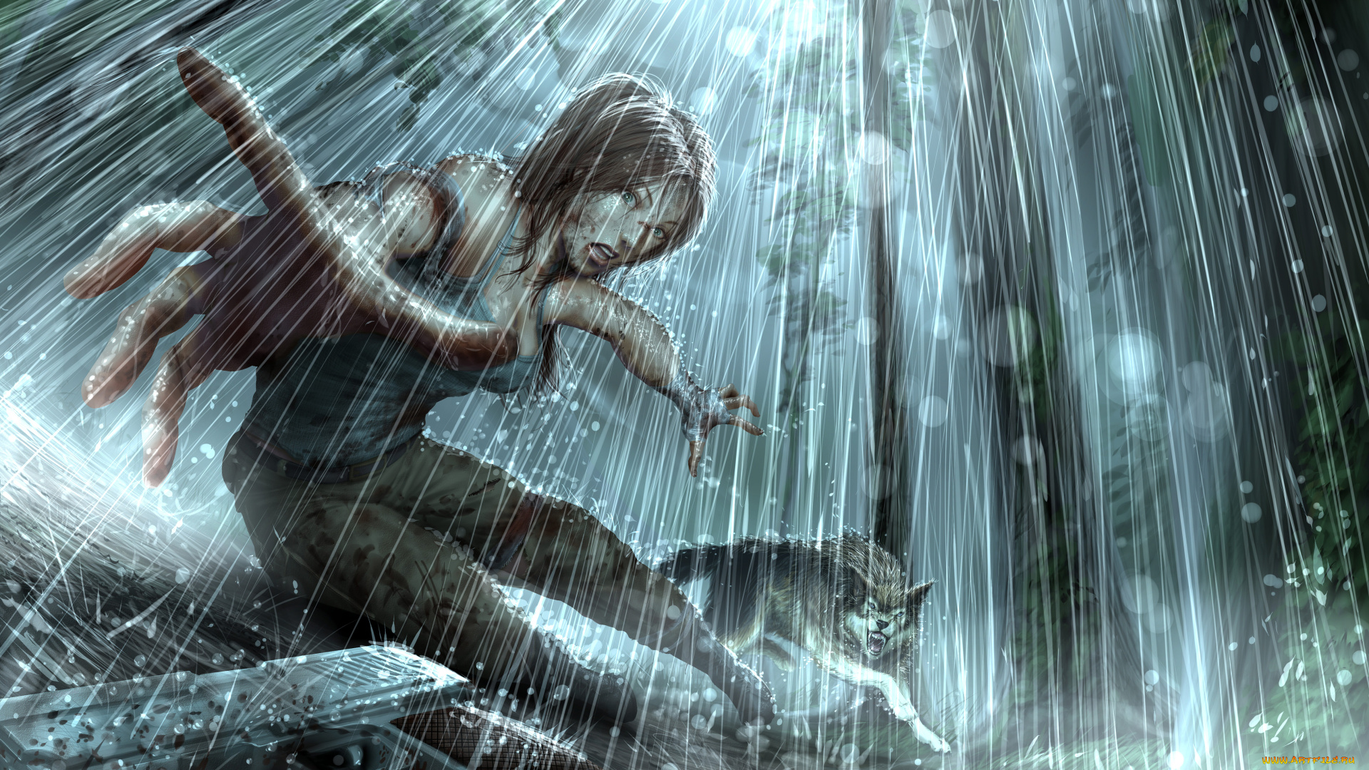 tomb, raider, 2013, видео, игры, лара, крофт