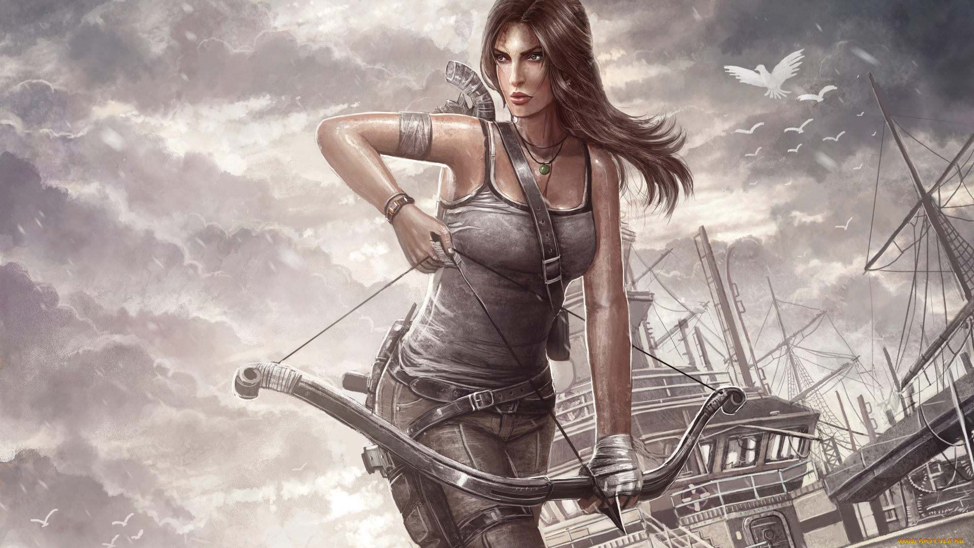 tomb, raider, 2013, видео, игры, лара, крофт