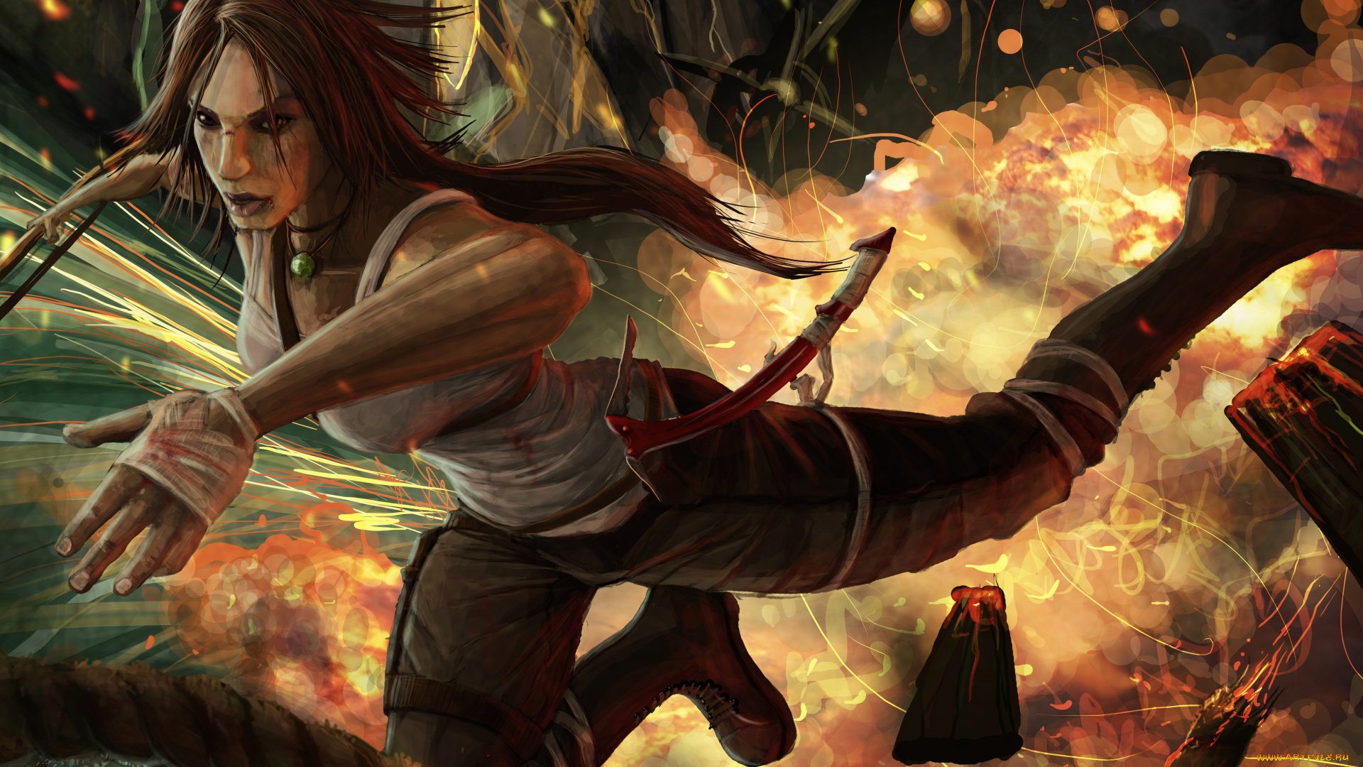 tomb, raider, 2013, видео, игры, лара, крофт