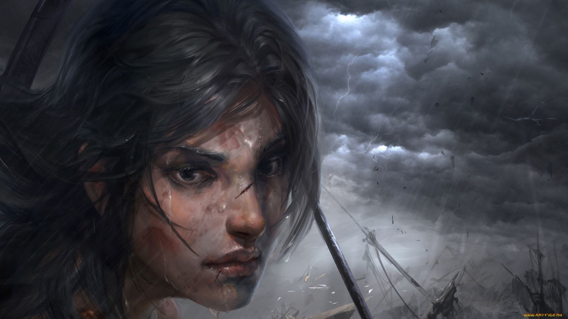 tomb, raider, 2013, видео, игры, лара, крофт