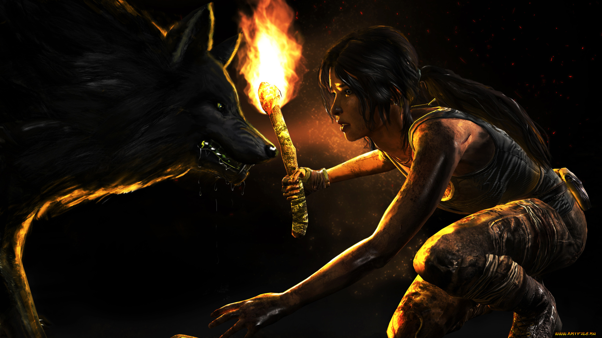 tomb, raider, 2013, видео, игры, лара, крофт