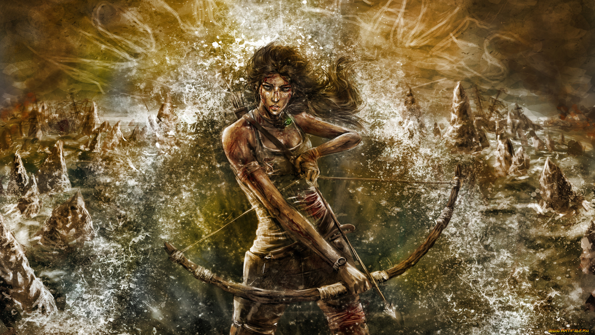 tomb, raider, 2013, видео, игры, лара, крофт