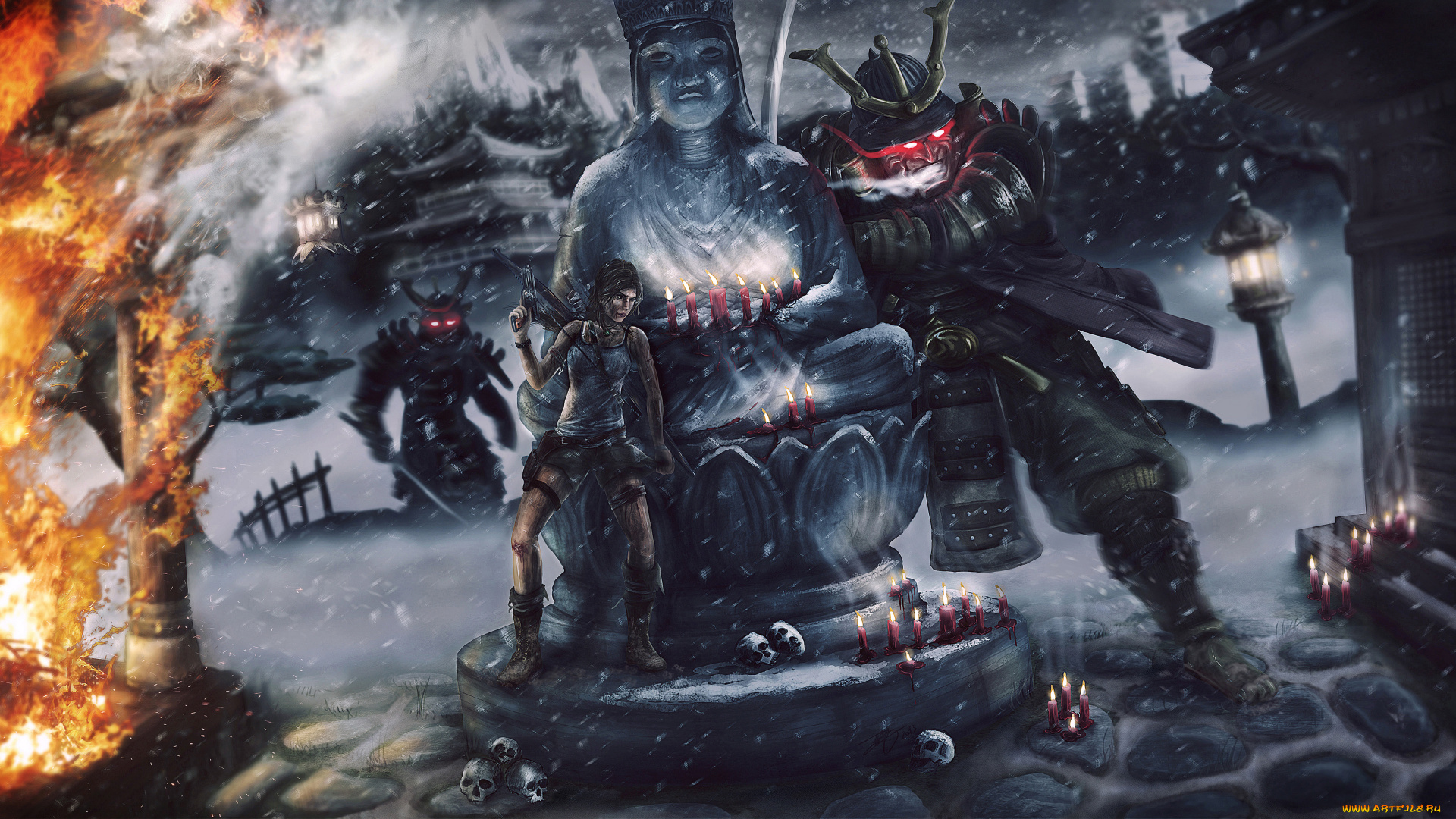 tomb, raider, 2013, видео, игры, лара, крофт