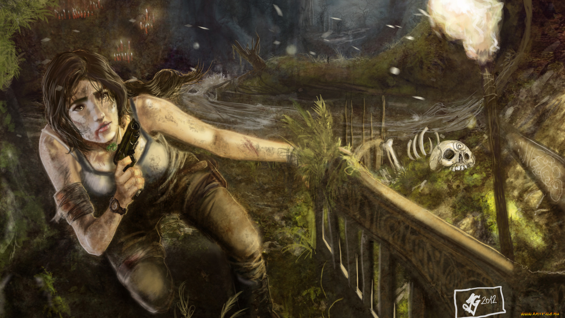 tomb, raider, 2013, видео, игры, лара, крофт