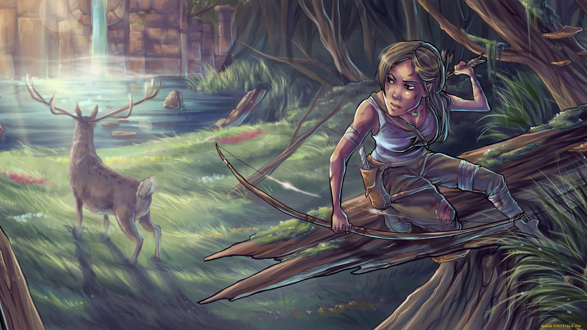 tomb, raider, 2013, видео, игры, лара, крофт