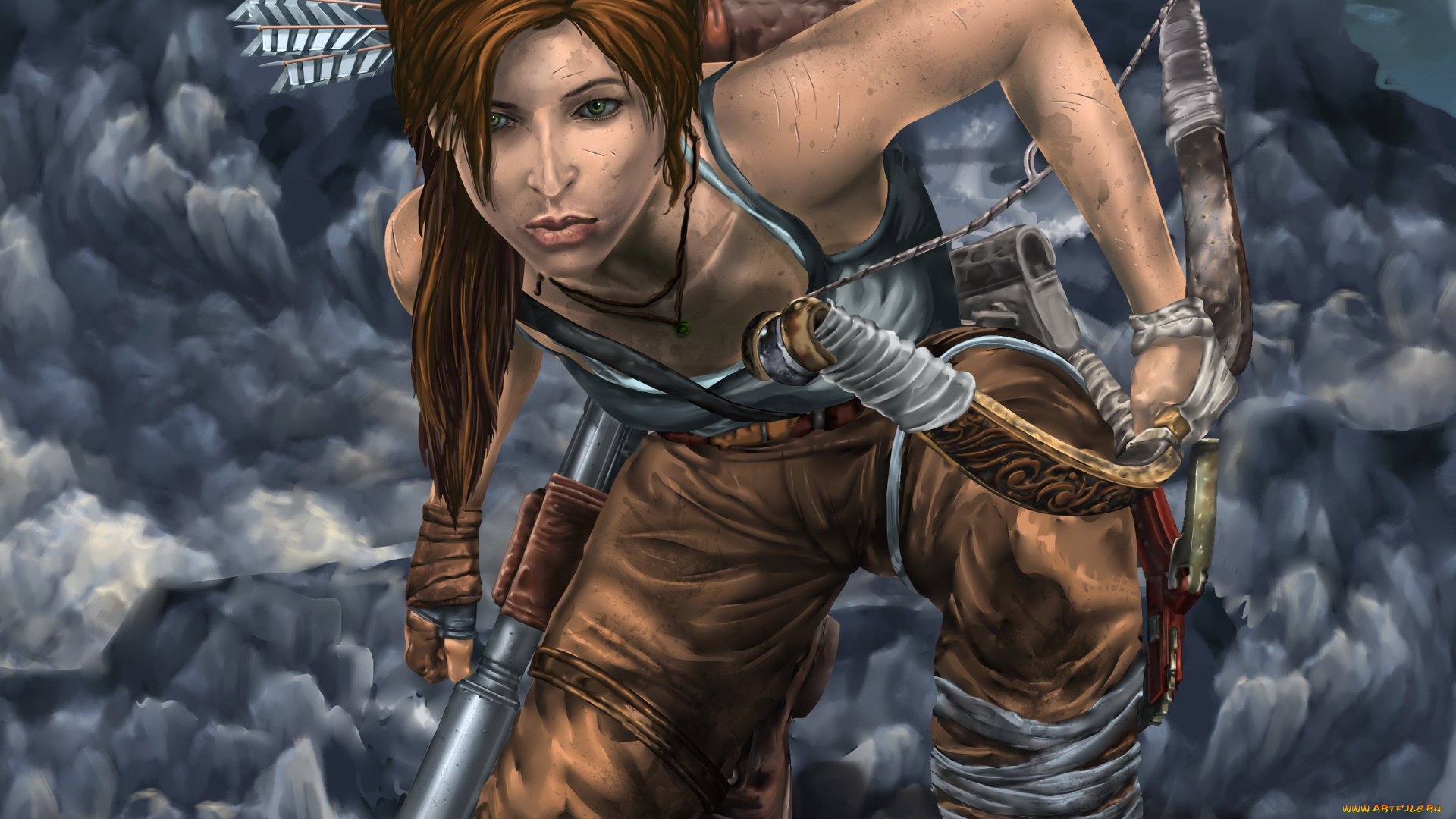 tomb, raider, 2013, видео, игры, лара, крофт