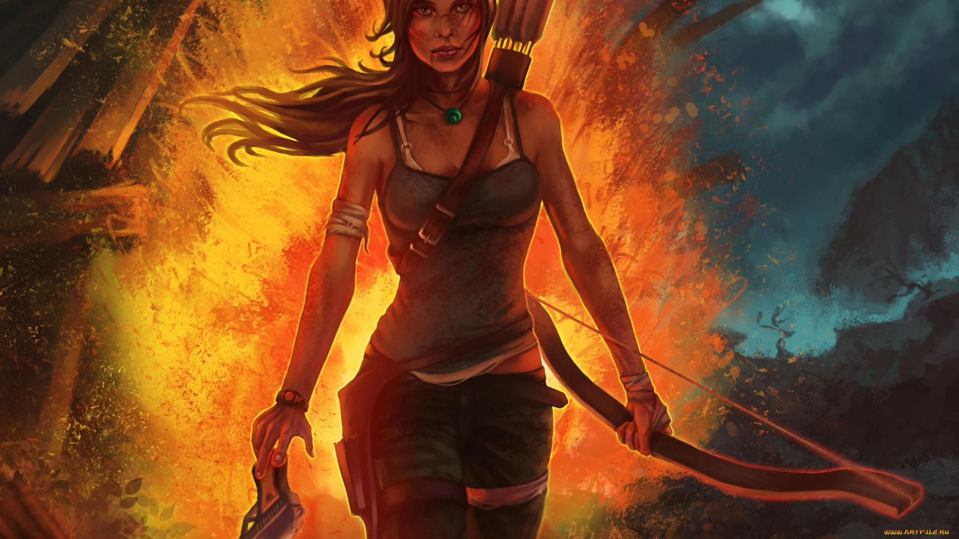 tomb, raider, 2013, видео, игры, лара, крофт