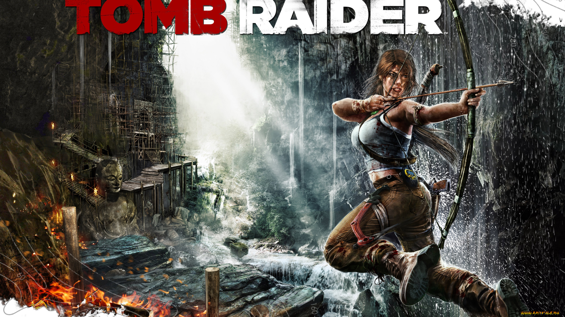 tomb, raider, 2013, видео, игры, лара, крофт
