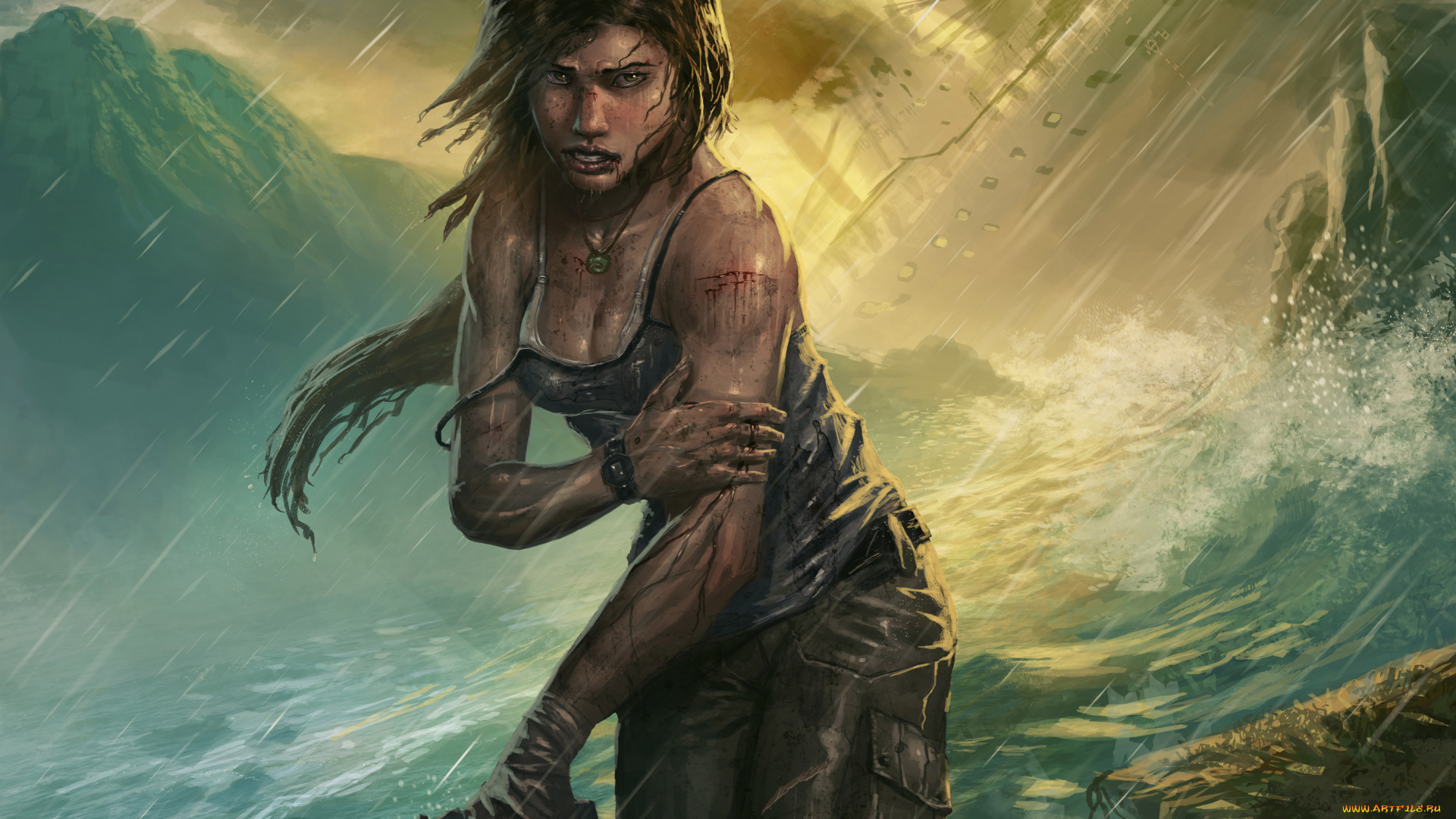 tomb, raider, 2013, видео, игры, лара, крофт