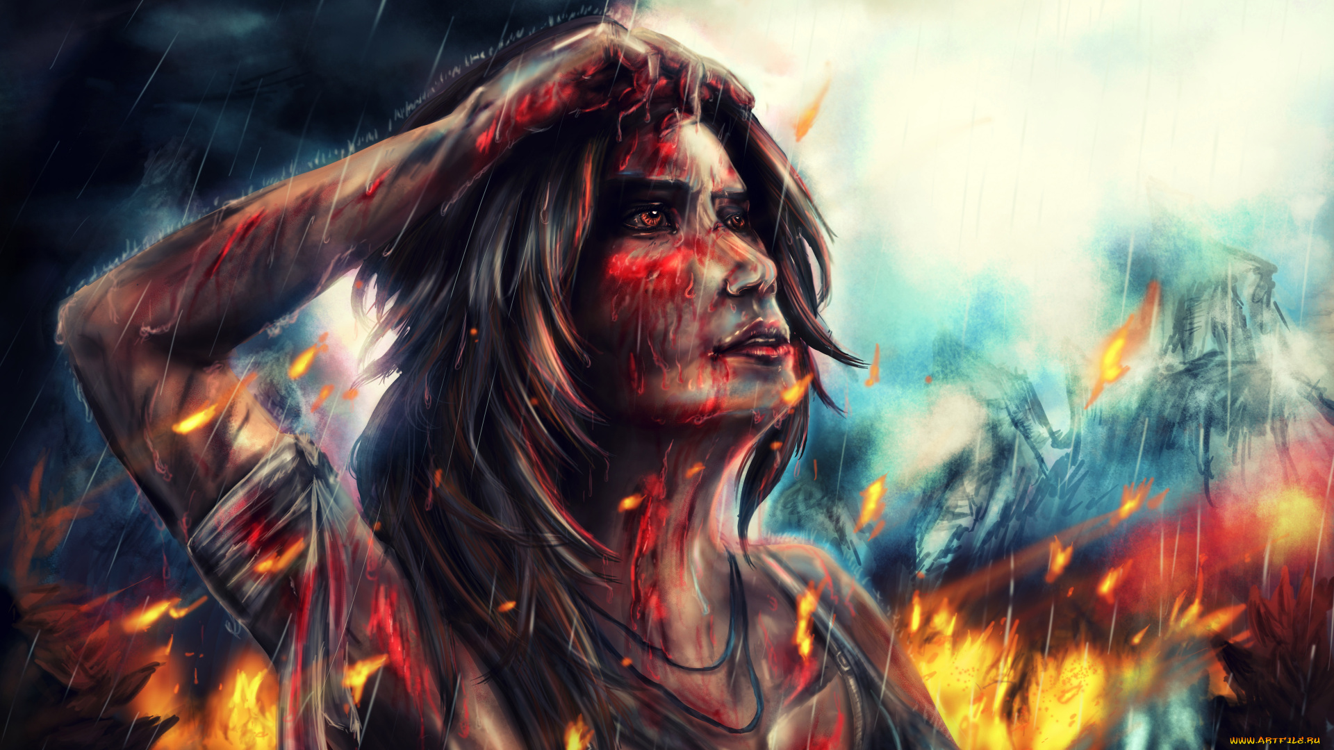 tomb, raider, 2013, видео, игры, лара, крофт