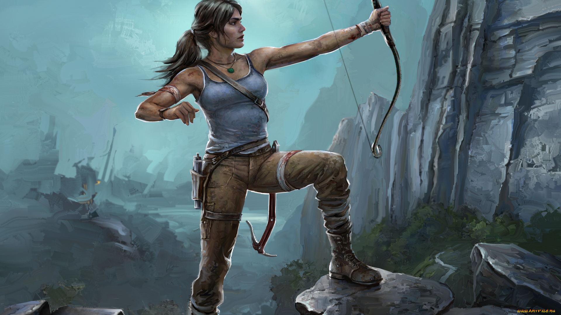 tomb, raider, 2013, видео, игры, лара, крофт