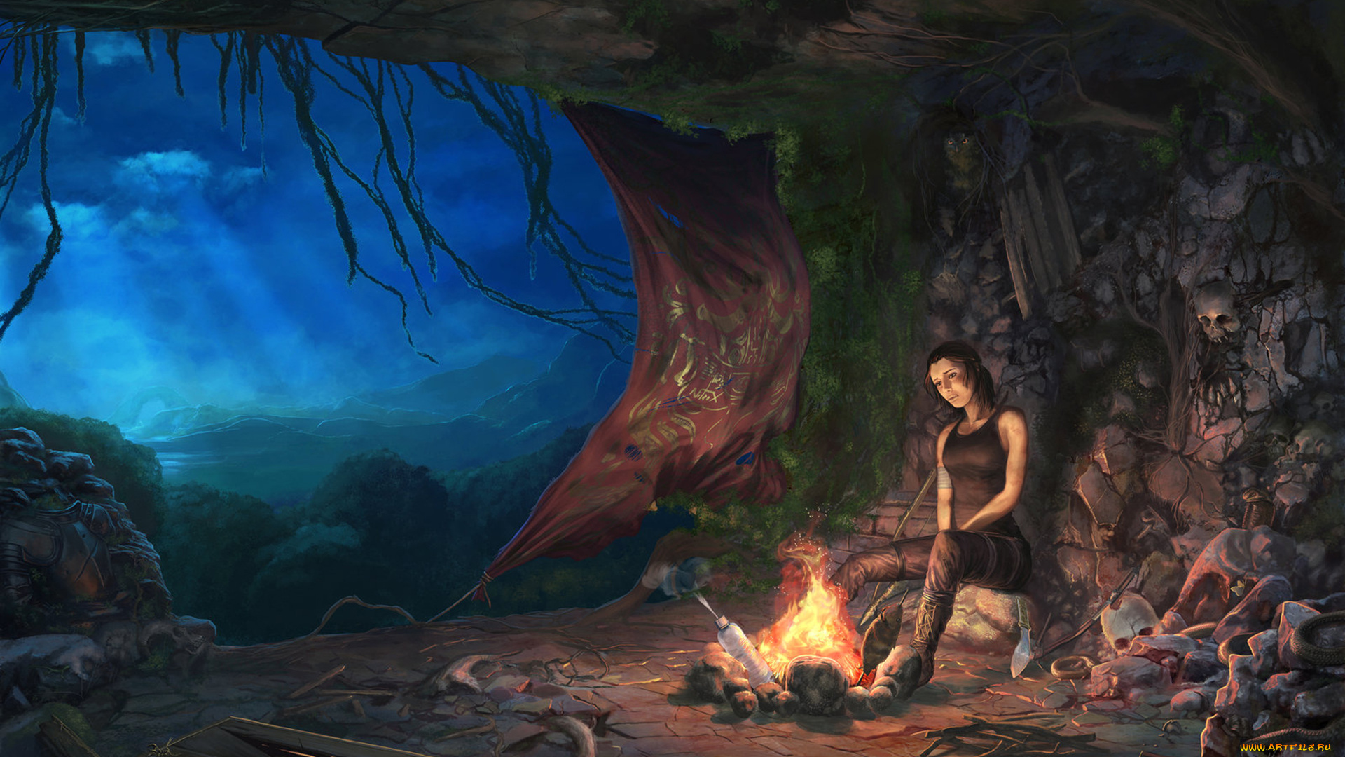 tomb, raider, 2013, видео, игры, лара, крофт