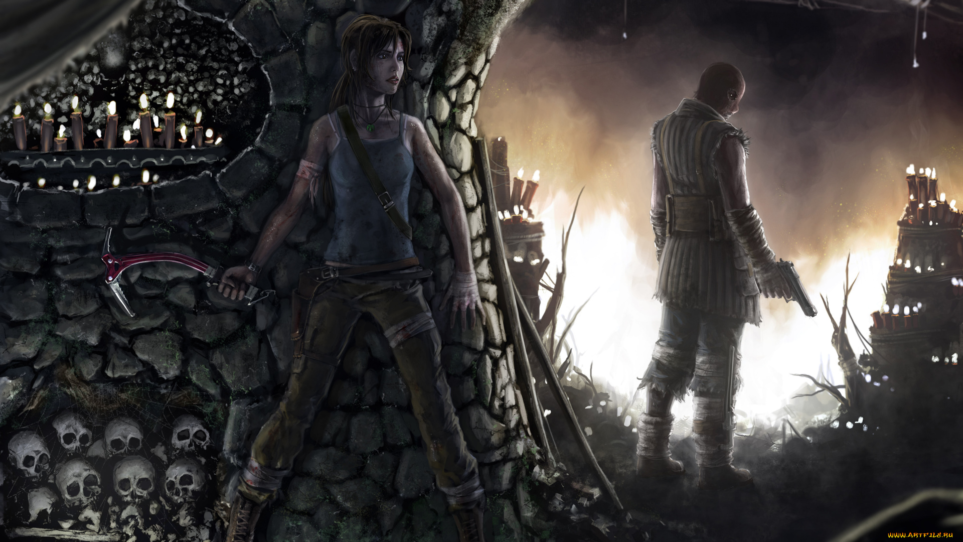 tomb, raider, 2013, видео, игры, лара, крофт