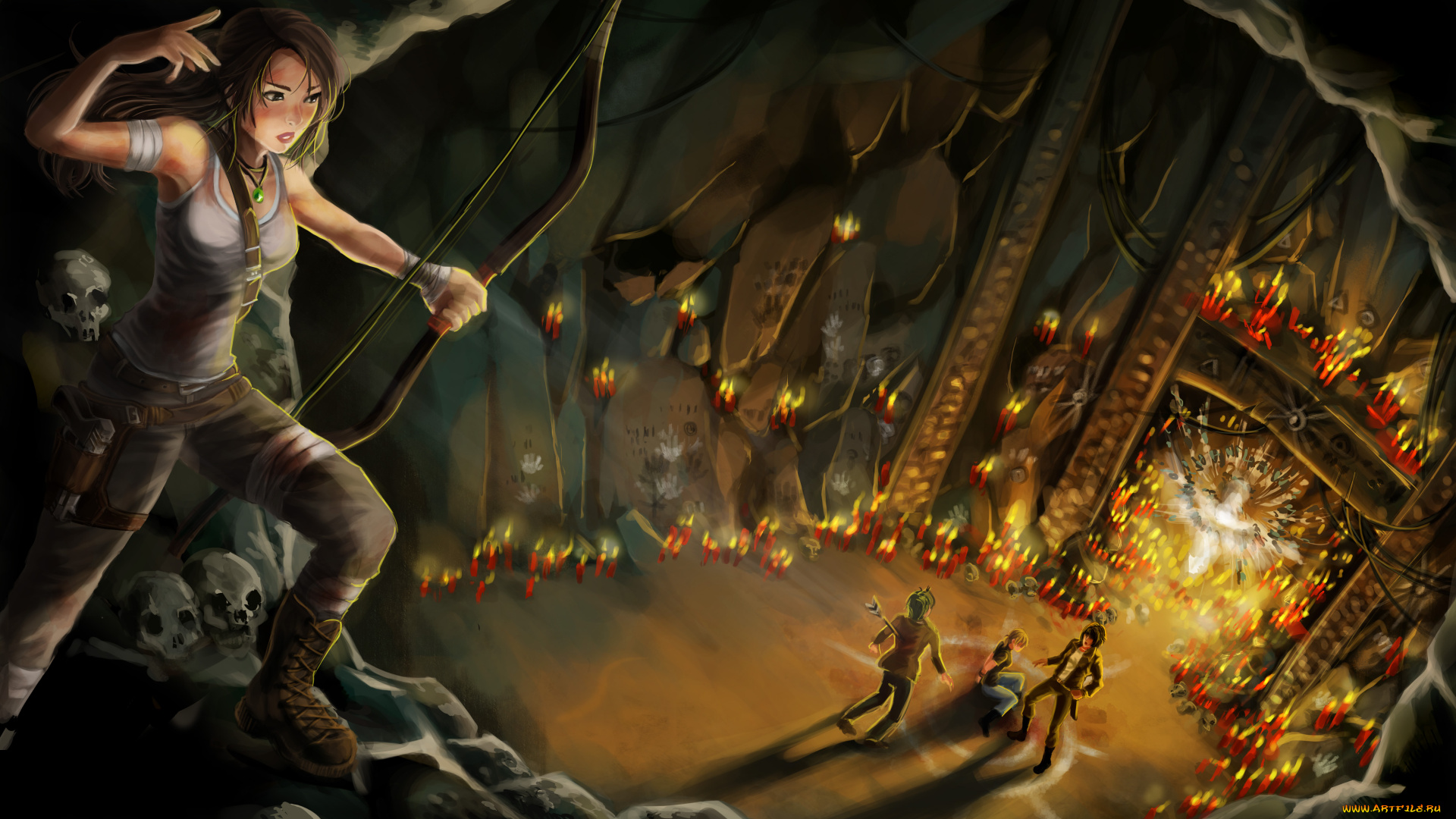 tomb, raider, 2013, видео, игры, лара, крофт