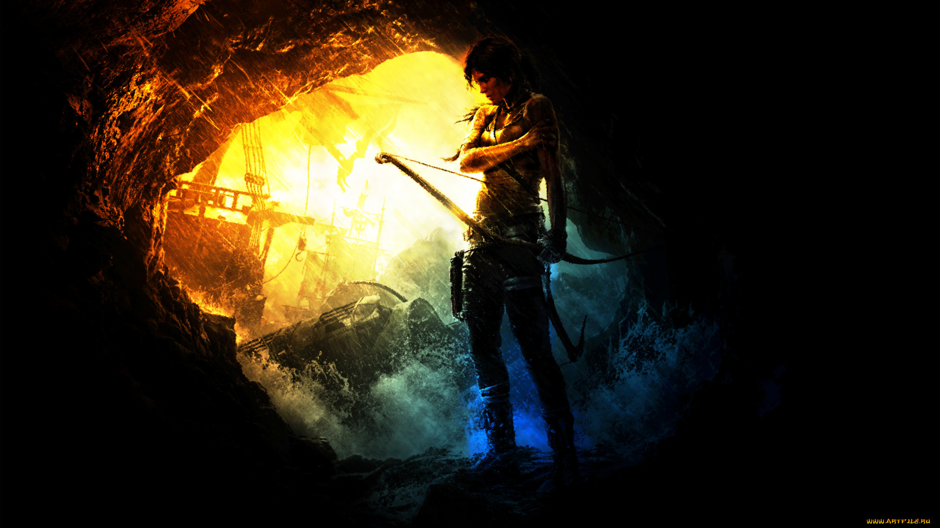 tomb, raider, 2013, видео, игры, лара, крофт