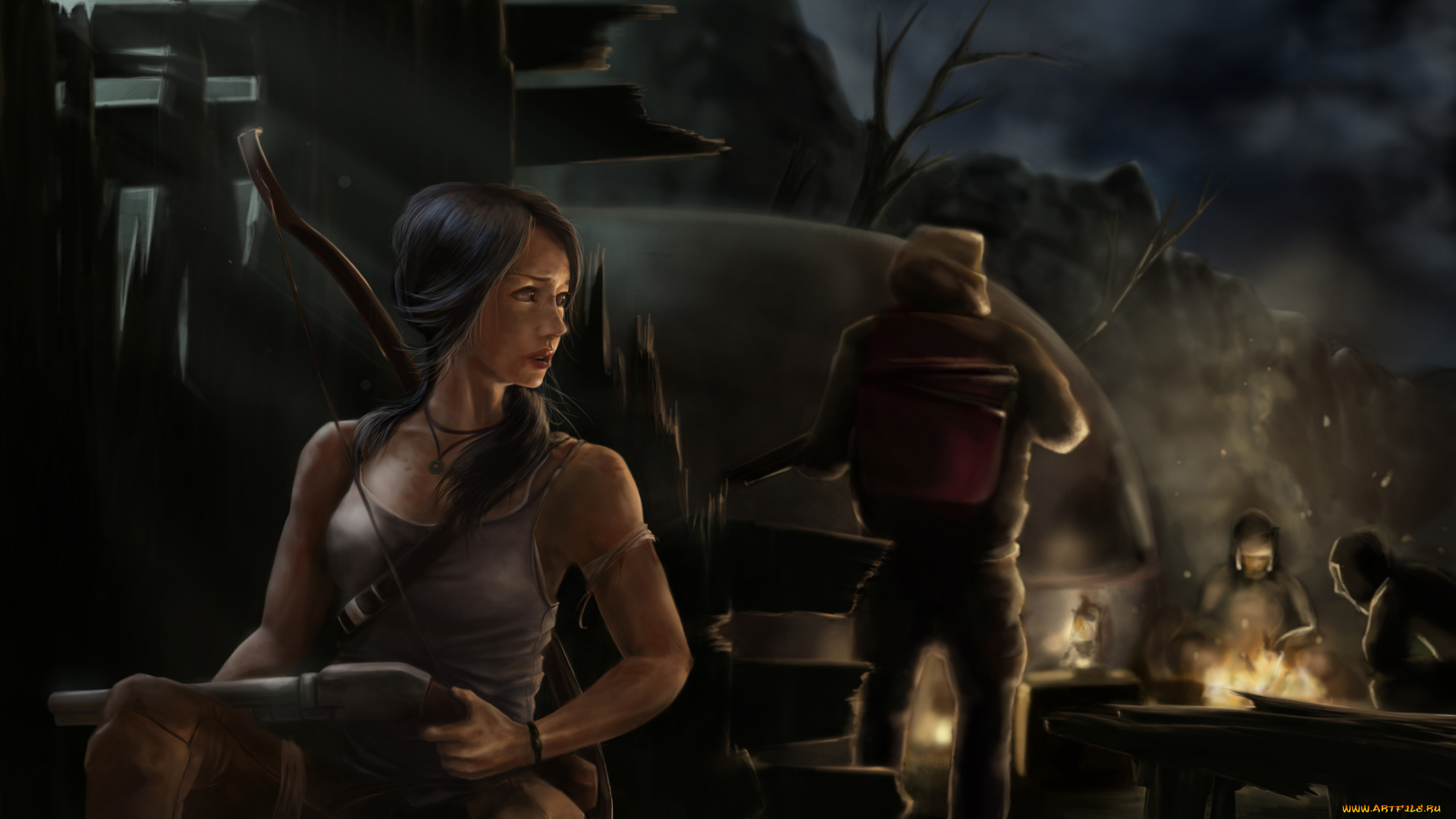 tomb, raider, 2013, видео, игры, лара, крофт