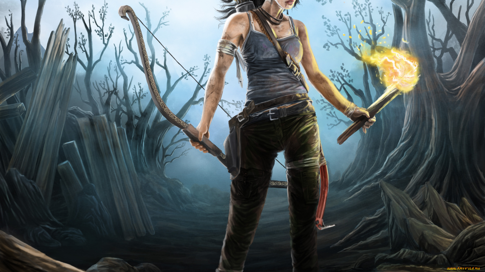 tomb, raider, 2013, видео, игры, лара, крофт