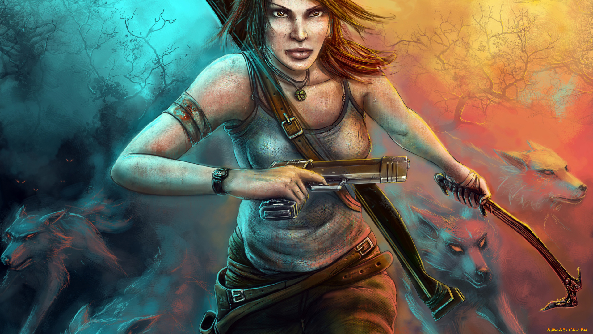 tomb, raider, 2013, видео, игры, лара, крофт