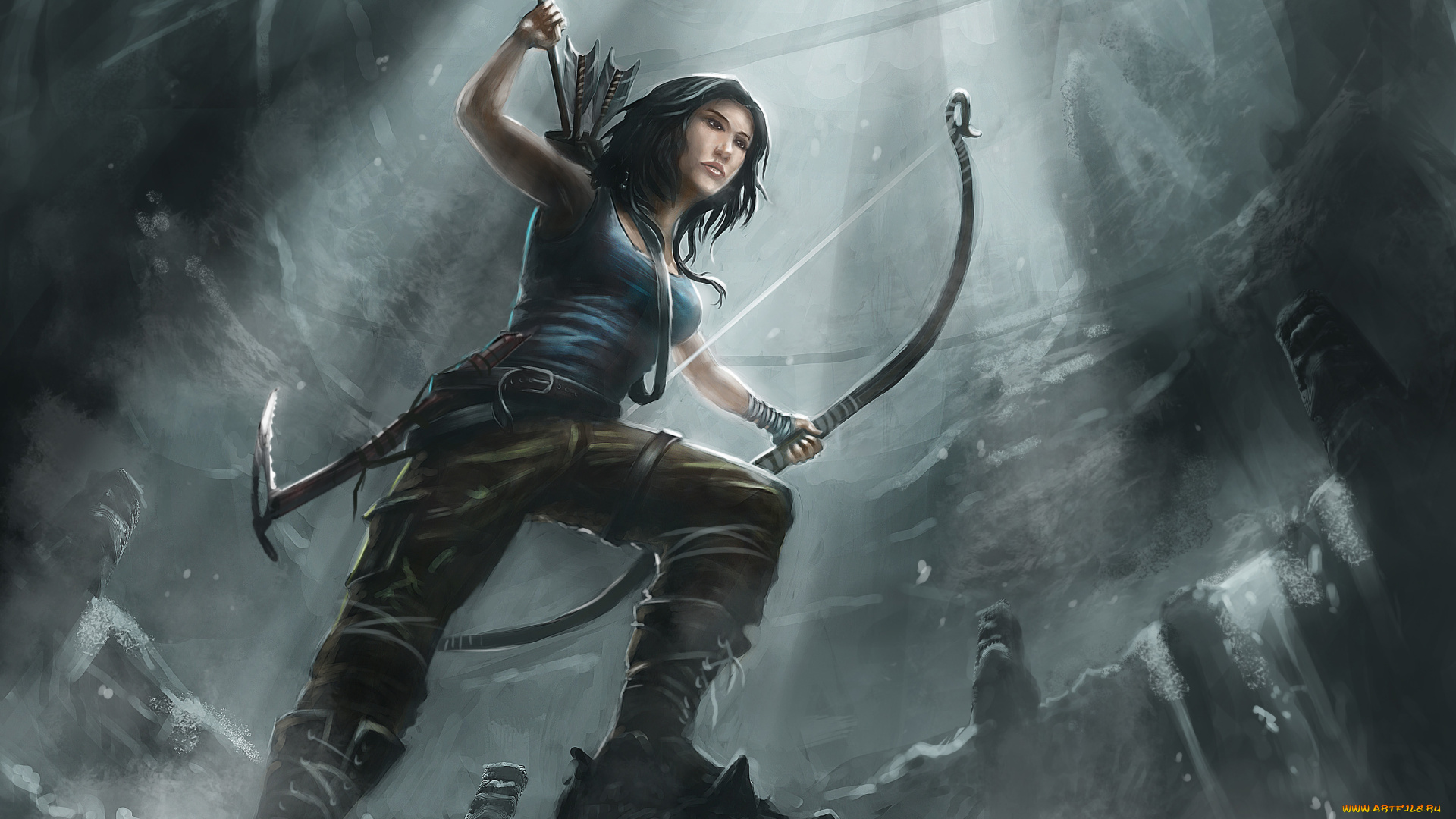 tomb, raider, 2013, видео, игры, лара, крофт