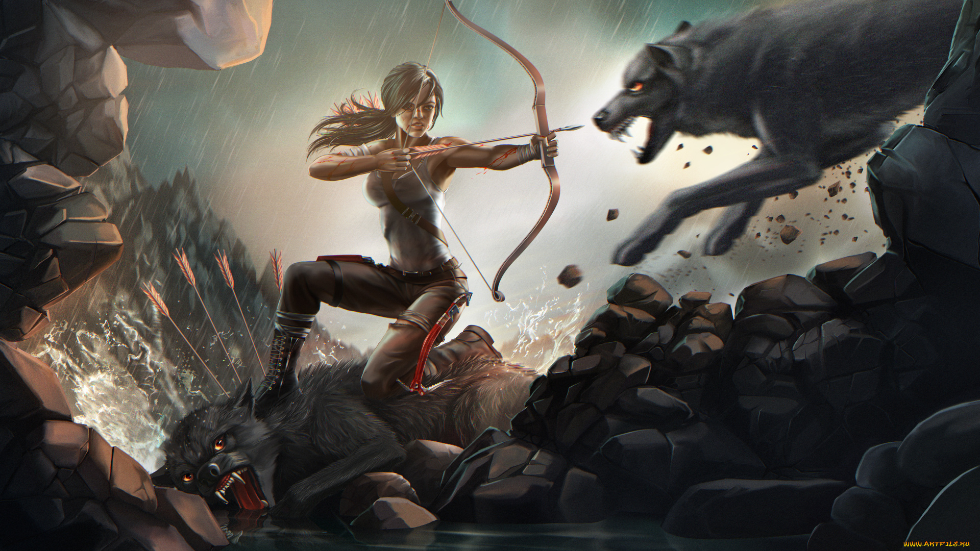 tomb, raider, 2013, видео, игры, лара, крофт