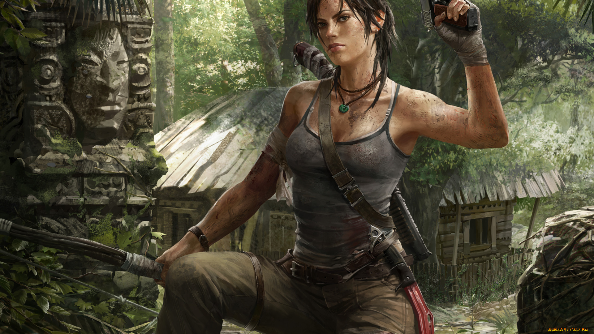 tomb, raider, 2013, видео, игры, лара, крофт