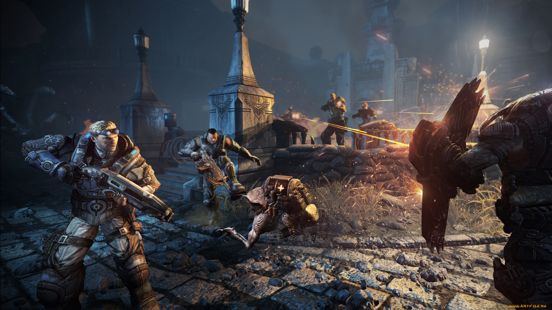 видео, игры, gears, of, war, judgment, war-