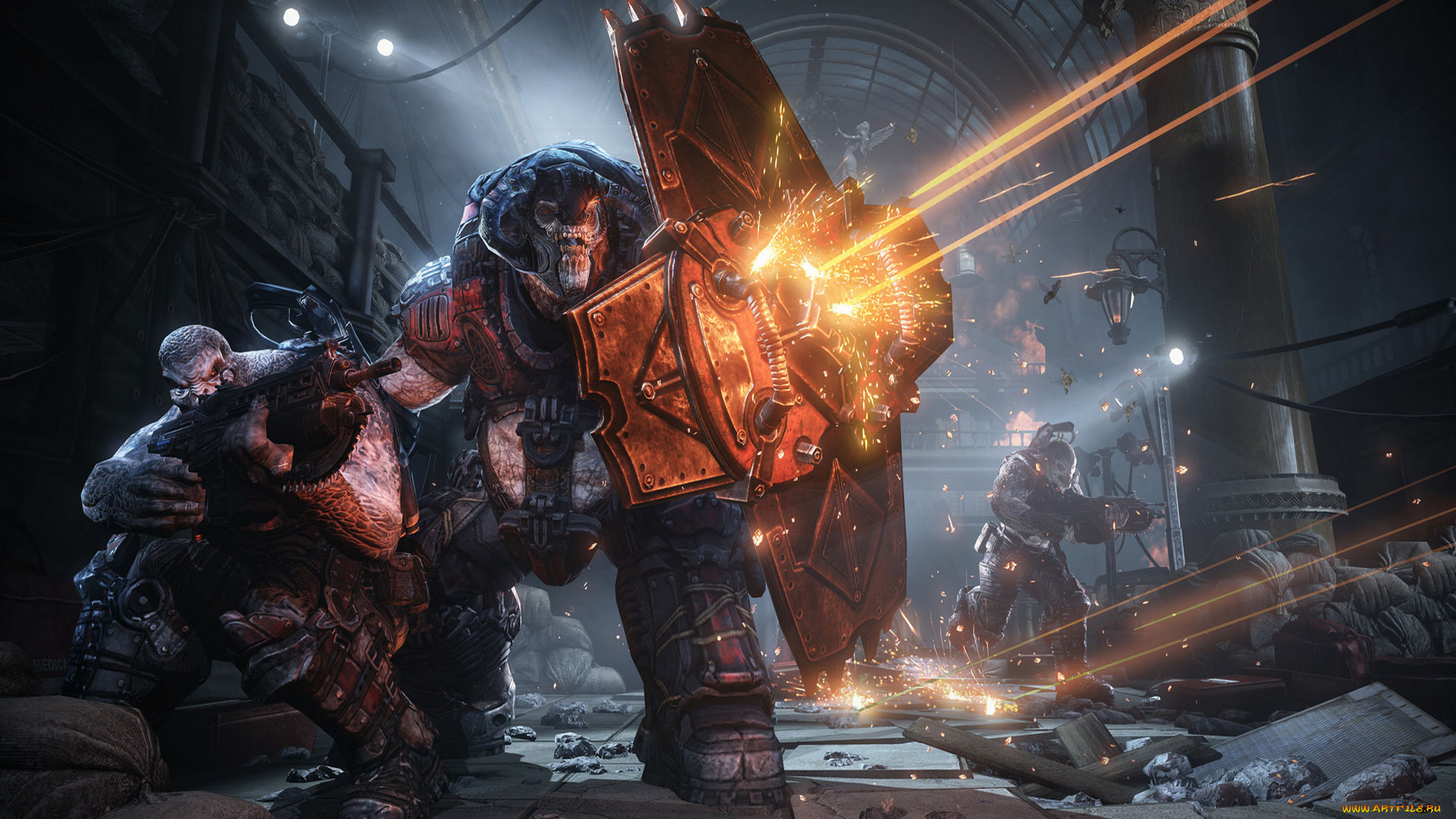 видео, игры, gears, of, war, judgment, war-