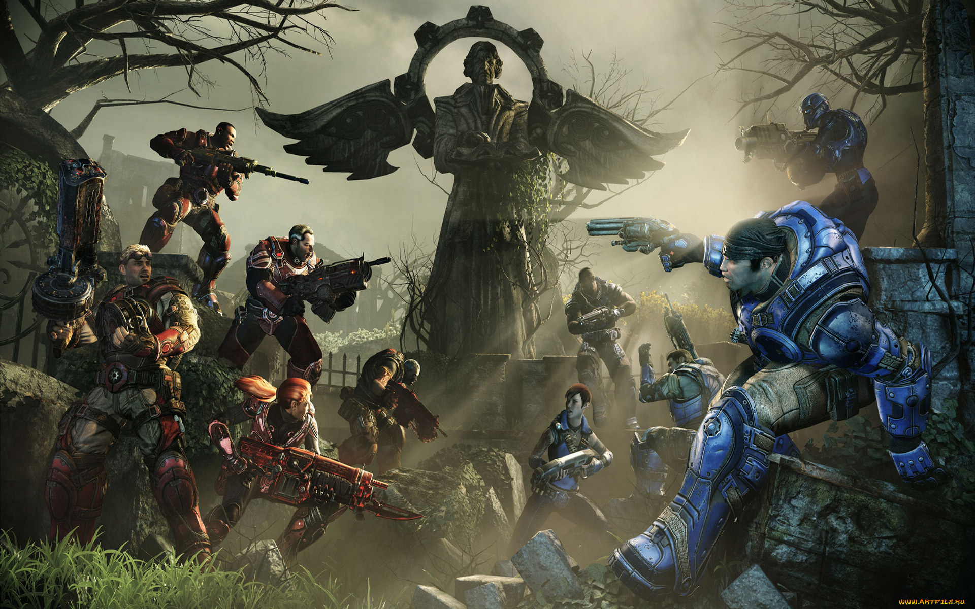 видео, игры, gears, of, war, judgment, war-